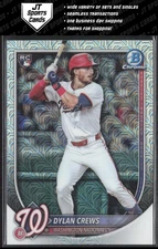 2025 Bowman Dylan Crews 42 RC Mojo Refractor | Washington Nationals