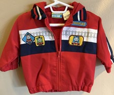 Vintage 2006 Baby Thomas And Friends Character Windbreaker Jacket Size 12 Month