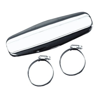 Hitzeschutz gerade / Boot Guard 14'' Chrom Auspuffrohre 1-3/4'' Paughco