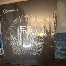 Cowin E7 Pro Noise Canceling Headphones Bluetooth 3.5mm Jack Black New SEALED 