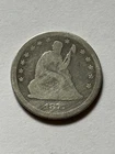 1877 Seated Liberty 25C Silver Quarter 0.9 Fine Business Strike