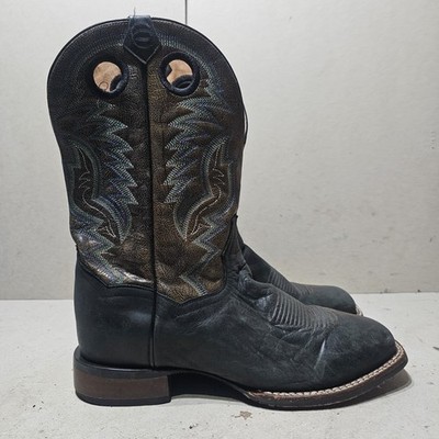 DAN POST BOOTS HERREN LEDER WESTERN COWBOYSTIEFEL GRAU UK10,5 US11,5 EU44,5