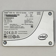 Intel 1.2TB SSD S3510 2.5" Internal Solid State Drive SSDSC2BB012T6 Health 100%