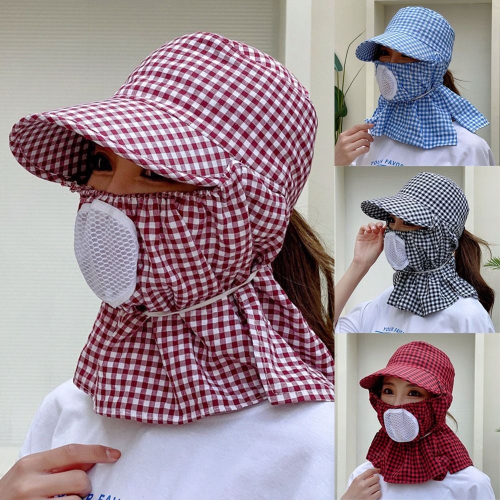 APL Custodia protettiva protezione UV tempo libero esterno cappello da sole orecchio patta donna cappelli