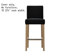 New Original IKEA Henriksdal Barstool Cover Kungsvik Black 15 3/4" w 201.128.55