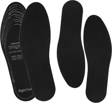 2 Double Pack Unisex Soft Insoles, Memory Foam Insoles