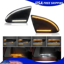 Smoke LED Side Mirror Turn Signal Light Sequential For Dodge Ram 1500 2500 3500