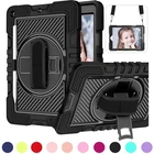 For iPad 7th 8th 9th Generation 10.2" Heavy Duty Rugged Stand Case Cover w Strap