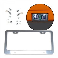 Illuminated Chrome License Plate Frame With Light Bolts And Caps Autoloc Hot Rod Illuminated Chrome License Plate Frame With Light Bolts And Caps Autoloc Hot Rod