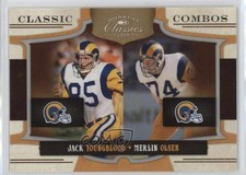 2009 Donruss Classics Classic Combos Silver Jack Youngblood Merlin Olsen HOF k4s