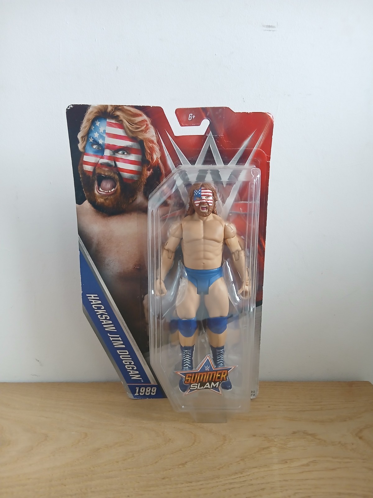 Hackshaw Jim Duggan Wrestling Figure WWE Series Summerslam Mattel Boxed New