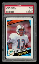 1984 Topps Set-Break #123 Dan Marino PSA 9 MINT (OC)