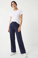 M&S Goodmove Cotton Rich Side Stripe Joggers