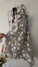 BOPPY Nursing Cover Breastfeeding Gray Floral Cotton Baby Comfort Packable