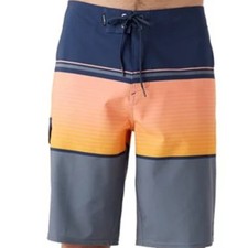 O'Neill Men's Lennox Stripe Quick-Drying 21 in. Boardshorts: NWT: SZ 32