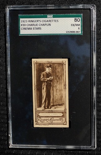 1923 EDWARDS RINGER'S & BIGG Cinema Stars #30 Charles Charlie Chaplin ...