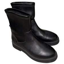 Coach And Four Leather Kaity Bootie Black Size 7.5