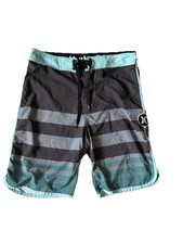Mens Hurley Phantom Board Shorts Swimsuit Light Blue Shorts Sz 29