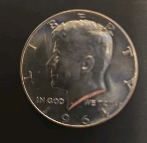 1964 Kennedy Half Dollar Philly 90% Silver Uncirculated US Coin
