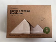 KeaBabies 2-Pack Soothe Changing Pad Covers AC2 French Gray Size: 32 X 16