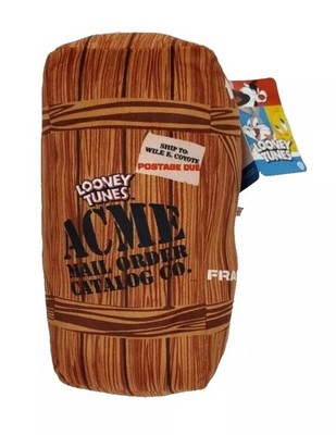 Looney Tunes Acme Mail Order Catalog Co. Crate Plush Wile E. Coyote New with Tag