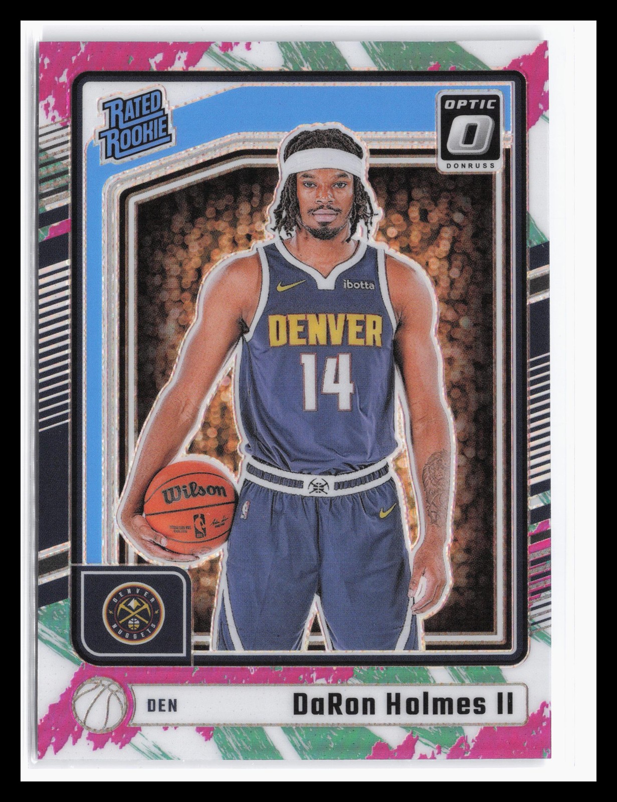2024-25 Donruss Optic Jazz #262 DaRon Holmes II Denver Nuggets Rookie RC QW