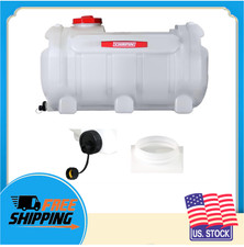 40-Gallon Water Tank Supply Translucent White For Farm Garden Acreage