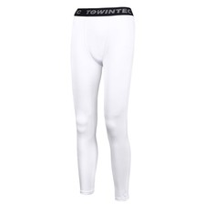 Boys Youth Compression Pants Kids Leggings Athletic Tights Child Sports Base ...