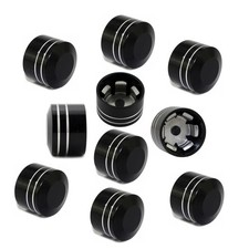 10PCS Motorcycle Bolt Covers Engine Topper Head Bolts Caps Aluminum for Harley T