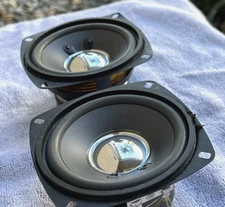 Insignia 4" speakers IS-SP3WAY replacement bookshelf satellite for DIY boombox