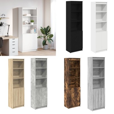 Highboard 50 x 35 x 180cm Holzwerkstoff Kommode Sideboard mehrere Auswahl DE
