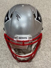 Damien Harris Signed New England Patriots Authentic NFL Helmet