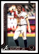 Ronald Acuna Jr. 2025 Topps #207 Braves MLB READ FREE SHIPPING AutographDen