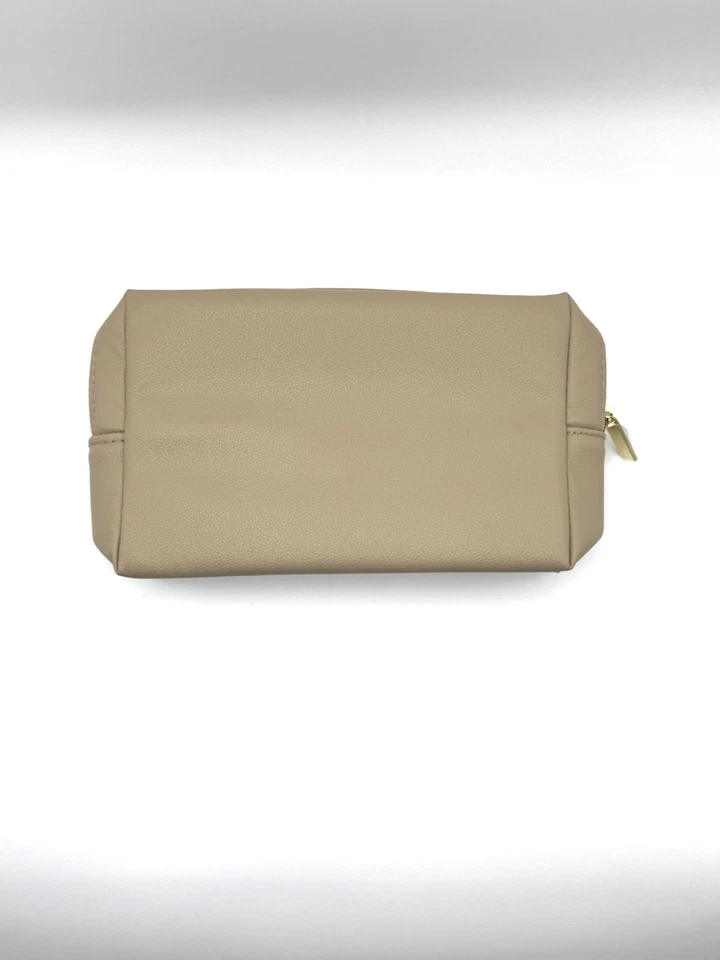 Bolsa cosmética con cremallera Yves Saint Laurent YSL charol dorado Foto 2 de 4