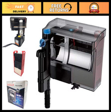 5W UV Hang On Back Aquarium Filter - 132 GPH ...