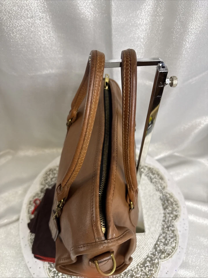 Coach Madison Brown Leather Vintage Satchel Bag Crossbody W/dust Bag - Image 4 of 4