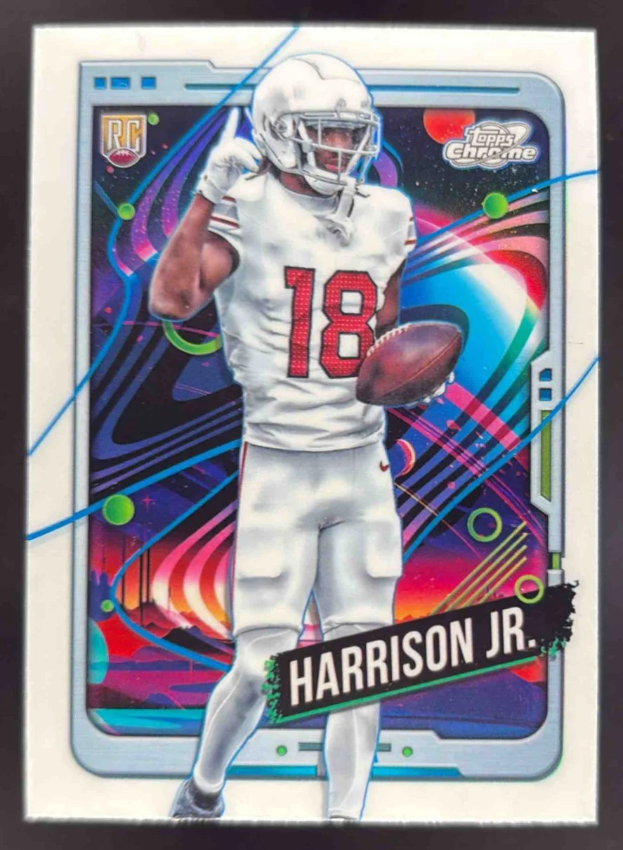 2024 Topps Cosmic Chrome White Hole Refractors #101 Marvin Harrison Jr. RC