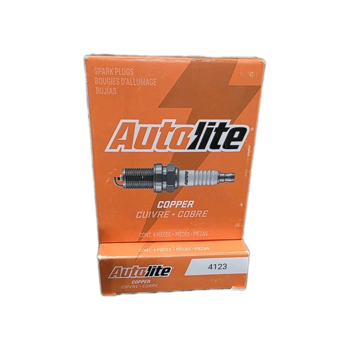 8 Pack Autolite 4123 Copper Resistor Spark Plugs