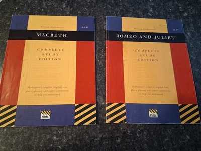 Cliffs Complete Study Edition Shakespeare's Plays Vintage 1964 by Cliff Notes