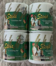 4 x Stevia Powder 80g each from Bolivia Natural Sweetener Exp Dic 26