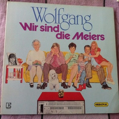 Elektra   LP   -  WOLFGANG   -   WIR SiNd DIE MEiERS -  weiße Promo
