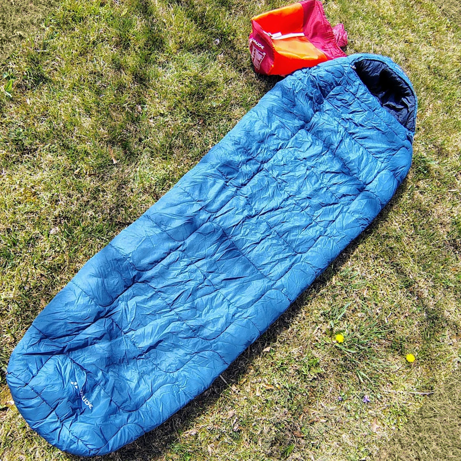 VAUDE Sioux 800 SYN Mummy Sleeping Bag – 3-Season – Left Zip – Exc. Condition