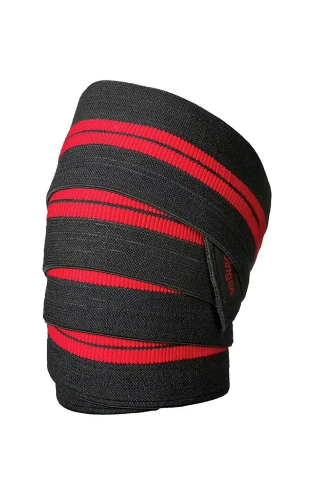 Harbinger 78" Red Line Weight Lifting Knee Wraps 🆕 - Image 2 of 4