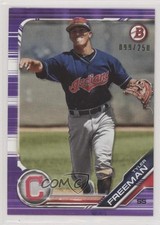 2019 Bowman Draft Purple 99/250 Tyler Freeman #BD-184 s3g