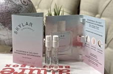 2 Skylar Boardwalk Delight EDP Sample Spray Vials 0.05oz/1.5ml Each New In Card