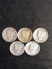 Lot Of FIve (5) - Mercury Dimes - 90% Silver #1