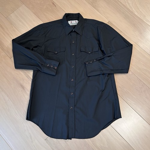 Vintage années 1950 Taille S « H Bar C » Western Cowboy Rayon Gabardine Rockabilly Shirt, Pearl Snap Buttons, Vêtements vintage des années 50 - Canada
