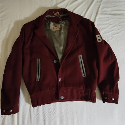 Vintage McMaster University Cappelli Wool Varsity Jacket Size Small 1968 60s