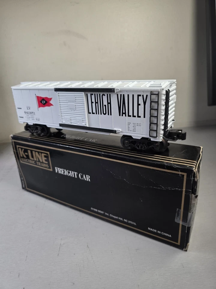 K_LINE K641-1651 Lehigh Valley Express Box Car+++++ BRAND NEW +++++ OB +++++ - Image 3 of 4