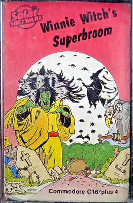 COMMODORE 16/+4 -- WINNIE WITCH`S SUPERBROOM (SOLAR SOFTWARE)